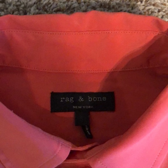 Coral button down shirt - Picture 2 of 2